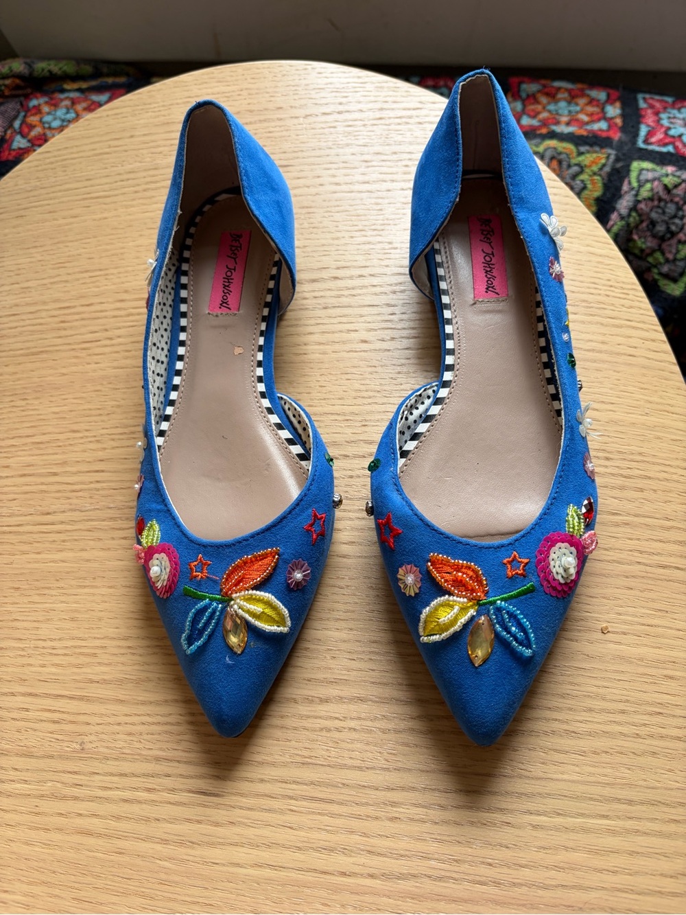 Betsey Johnson Cypress D'Orsay Pointed Toe Flats